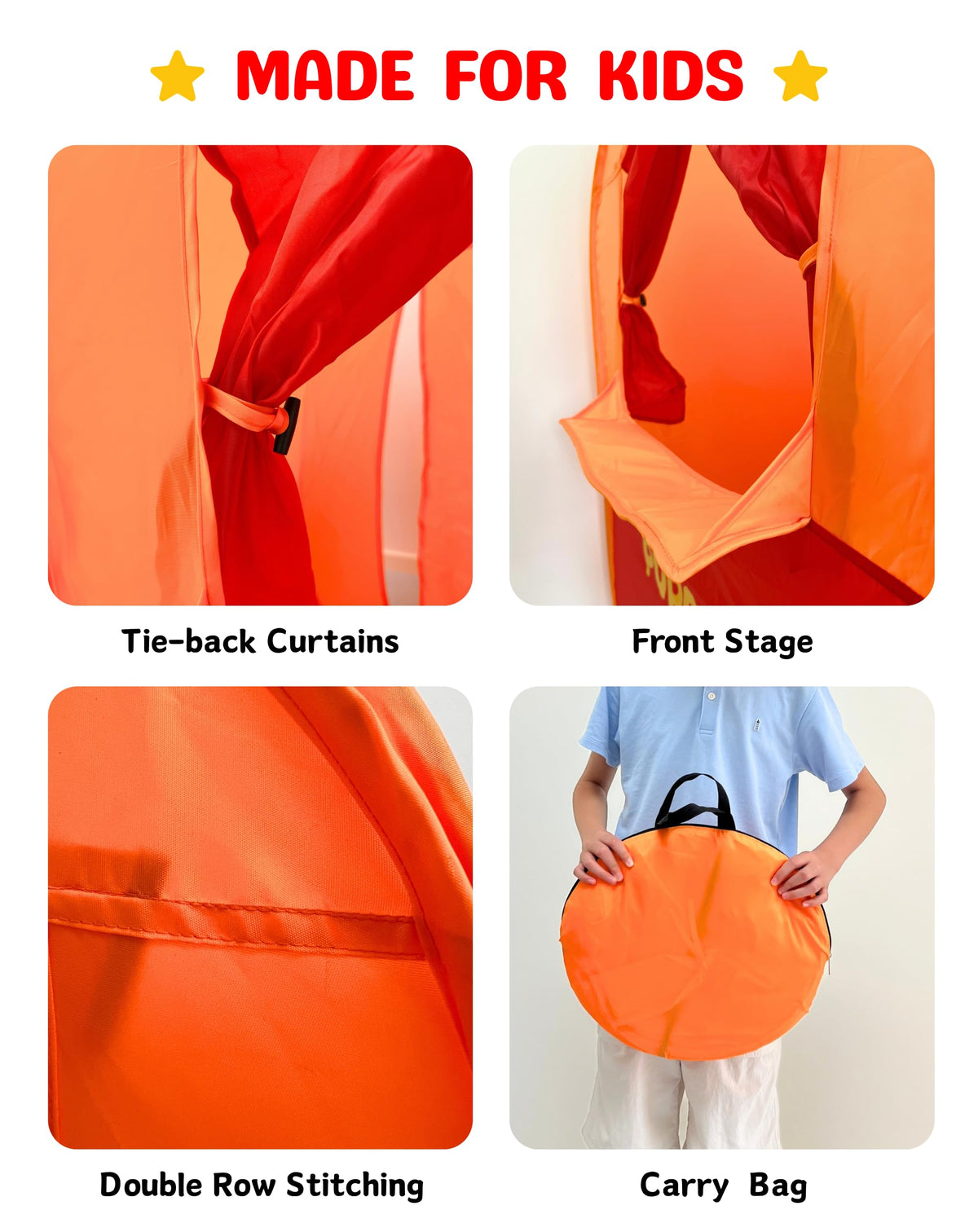 Puppet Theater for Kids, Pop-up Kids Play Tent